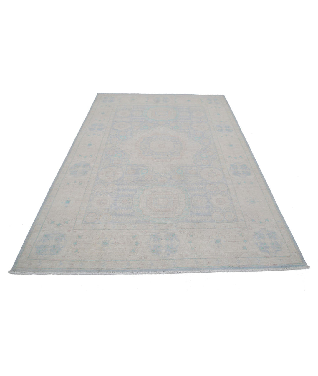 Hand Knotted Serenity Wool Rug 6' 0" x 8' 6" - No. AT598771
