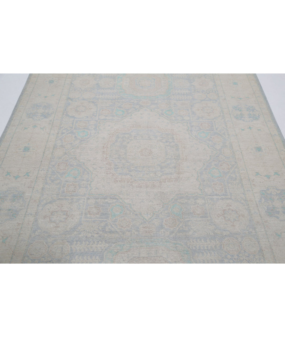 Hand Knotted Serenity Wool Rug 6' 0" x 8' 6" - No. AT598771