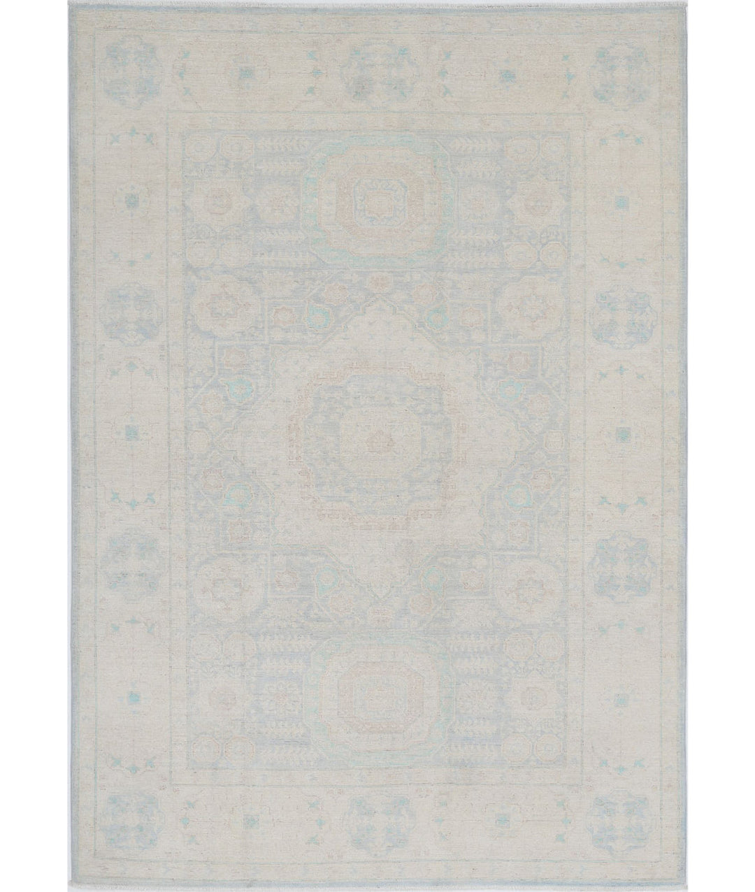 Hand Knotted Serenity Wool Rug 6' 0" x 8' 6" - No. AT598771