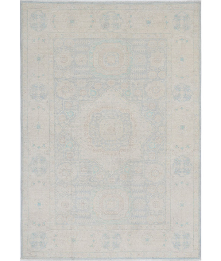 Hand Knotted Serenity Wool Rug 6' 0" x 8' 6" - No. AT598771