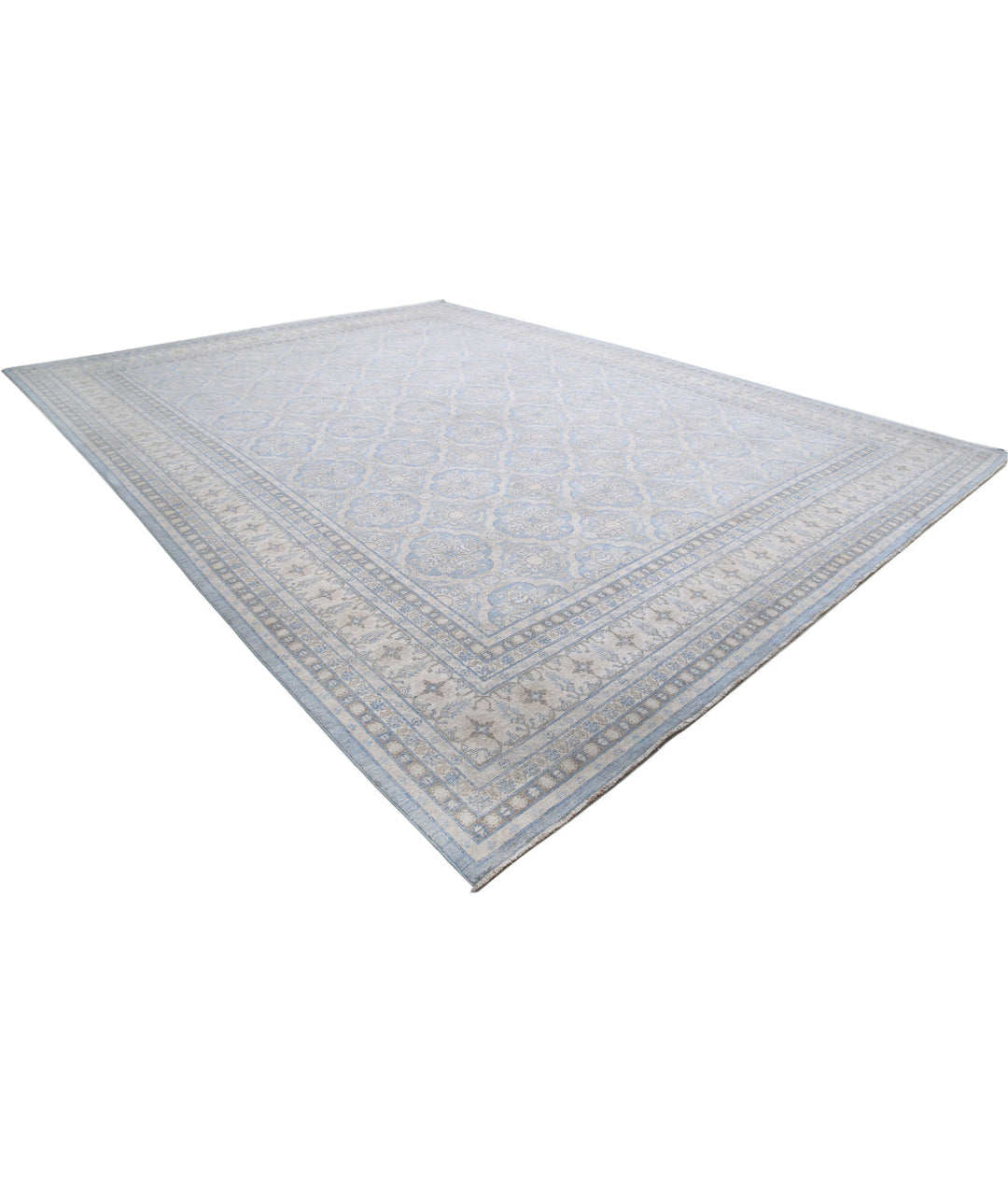 Afghan Serenity Rug 14' 1" x 18' 9" Hand-Knotted | No. AT68604