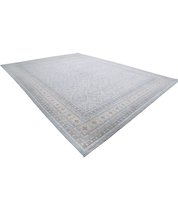 Afghan Serenity Rug 14' 1" x 18' 9" Hand-Knotted | No. AT68604