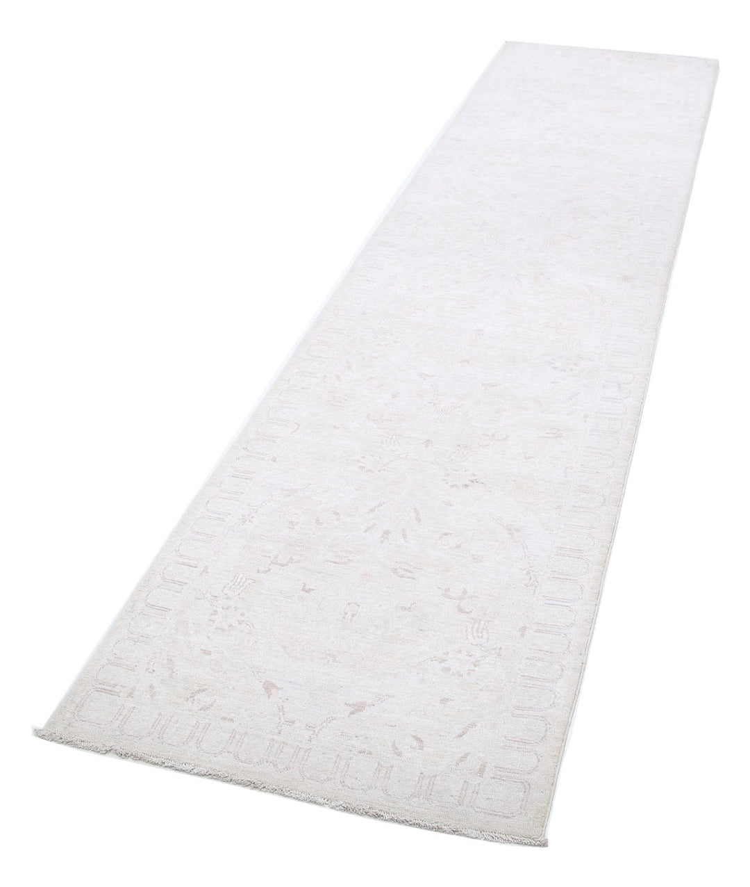 Afghan Tabriz Rug 2' 6" x 10' 5" Hand-Knotted | No. AT59197