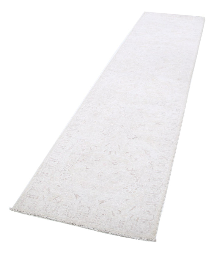 Afghan Tabriz Rug 2' 6" x 10' 5" Hand-Knotted | No. AT59197