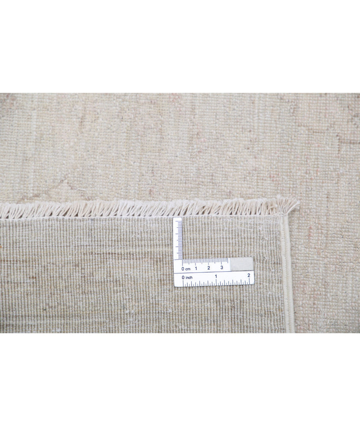 Ivory Afghan Serenity Rug 8'11" x 11'10" Hand-Knotted | No. AT89964