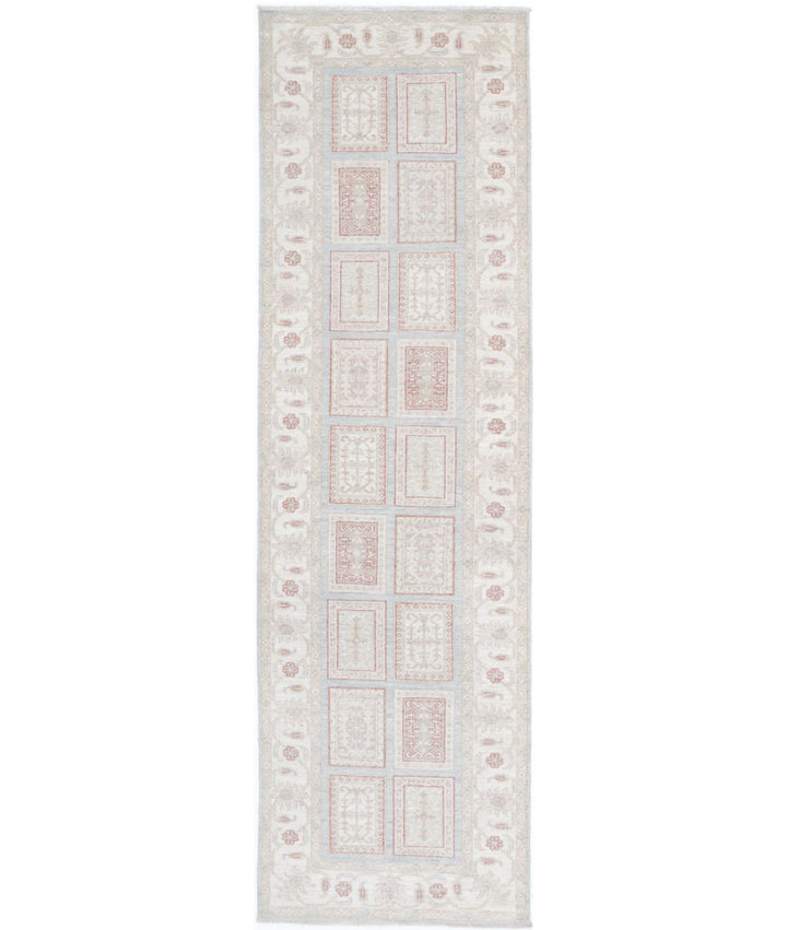 Afghan Bakhtiari Runner Rug 2' 7" x 9' 7" Hand-Knotted | No. AT80617