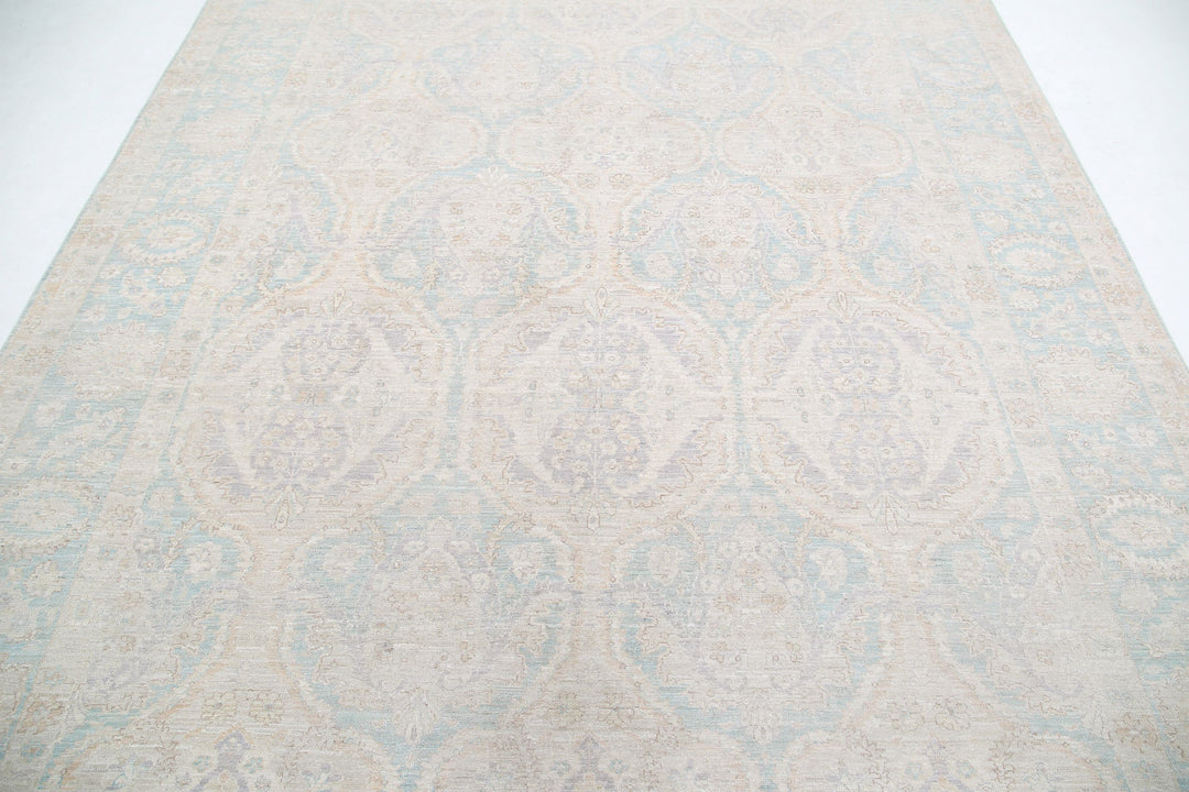 Hand Knotted Fine Serenity Wool Rug 7' 11" x 9' 10" - No. AT12601