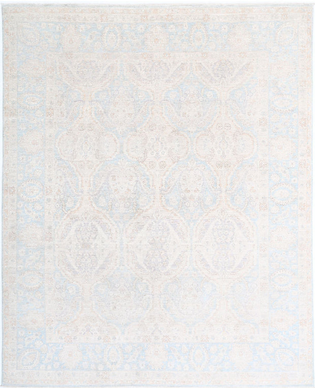 Hand Knotted Fine Serenity Wool Rug 7' 11" x 9' 10" - No. AT12601