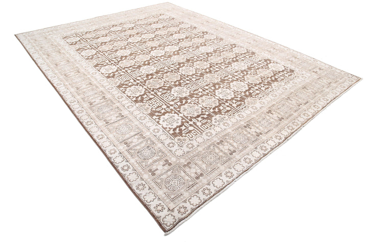 Hand Knotted Fine Serenity Wool Rug 8' 9" x 11' 6" - No. AT99859