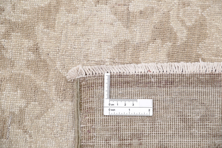 Brown Afghan Serenity Rug 9' 10" x 12' 10" Hand-Knotted | No. AT48587
