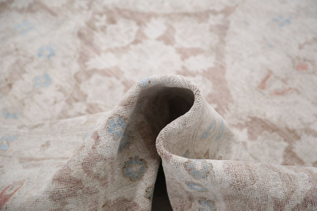 Afghan Serenity Rug 8' 0" x 9' 1" Hand-Knotted | No. AT68033