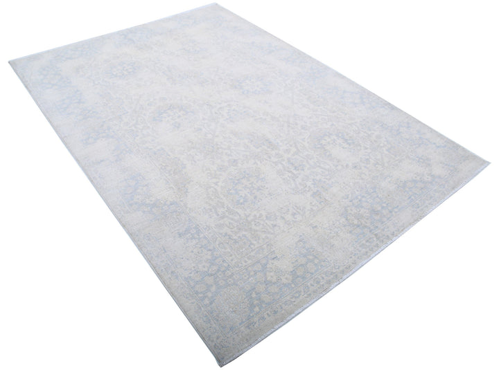 Afghan Serenity Rug 5' 8" x 7' 11" Hand-Knotted | No. AT84844