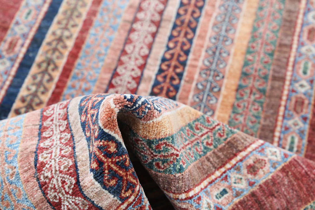Afghan Shaal Rug 2' 8" x 4' 0" Hand-Knotted | No. AT64361
