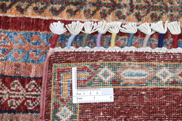 Afghan Shaal Rug 2' 8" x 4' 0" Hand-Knotted | No. AT64361