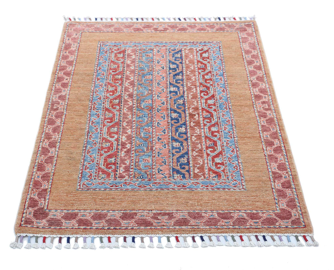 Afghan Shaal Rug 2' 10" x 4' 0" Hand-Knotted | No. AT99067
