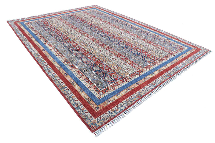 Afghan Shaal Rug 8' 11" x 11' 7" Hand-Knotted | No. AT95065