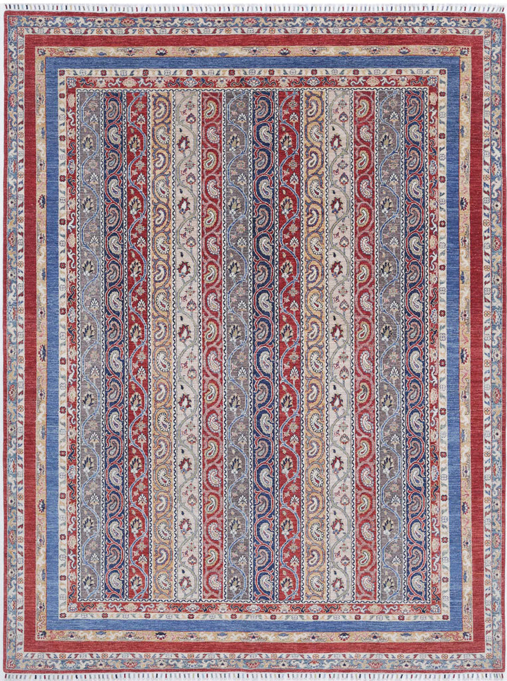 Afghan Shaal Rug 8' 11" x 11' 7" Hand-Knotted | No. AT95065