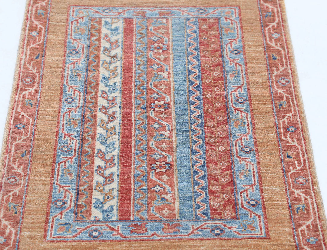 Hand Knotted Shaal Wool Rug 2' 0" x 3' 0" - No. AT28180