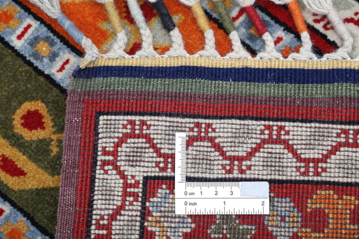 Afghan Shaal Rug 1' 11" x 3' 4" Hand-Knotted | No. AT42473