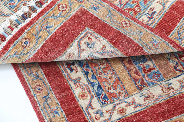 Afghan Shaal Rug 1' 11" x 2' 9" Hand-Knotted | No. AT65853