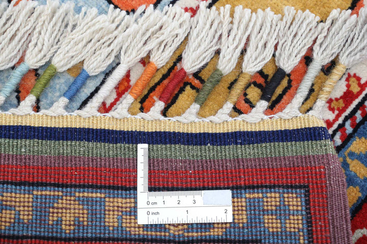 Afghan Shaal Rug 2' 0" x 2' 11" Hand-Knotted | No. AT37819