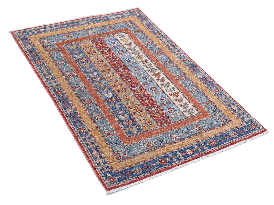 Afghan Shaal Rug 2' 9" x 4' 2" Hand-Knotted | No. AT93158