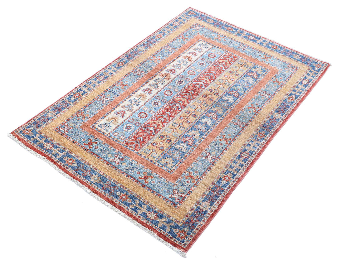 Afghan Shaal Rug 2' 9" x 4' 2" Hand-Knotted | No. AT93158