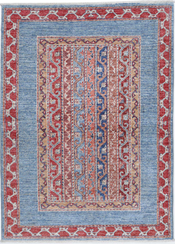 Hand Knotted Shaal Wool Rug 2' 10" x 3' 9" - No. AT164177