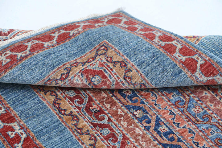 Hand Knotted Shaal Wool Rug 2' 9" x 3' 9" - No. AT145612
