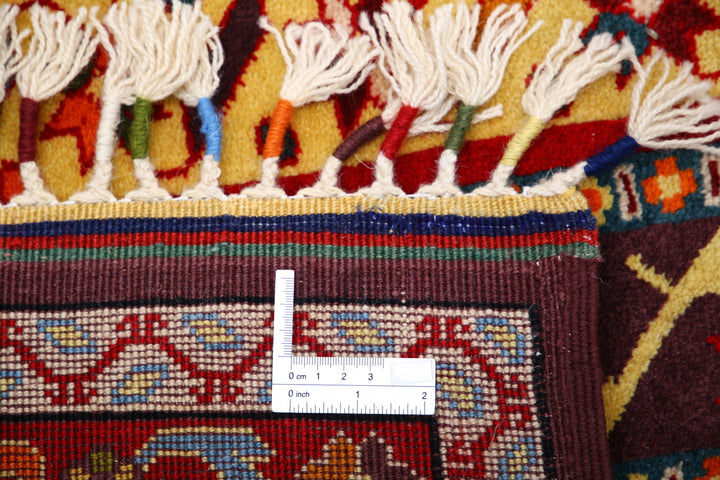 Afghan Shaal Rug 6' 7" x 10' 0" Hand-Knotted | No. AT59075