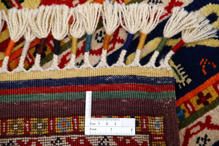 Afghan Shaal Rug 4' 1" x 7' 7" Hand-Knotted | No. AT41683