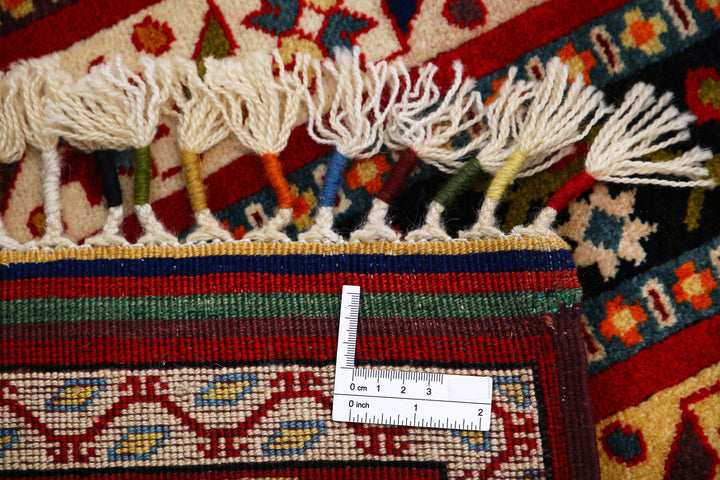 Afghan Shaal Rug 4' 3" x 6' 4" Hand-Knotted | No. AT13098