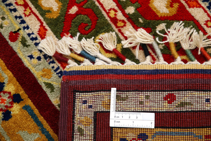 Afghan Shaal Rug 2' 1" x 3' 2" Hand-Knotted | No. AT66652