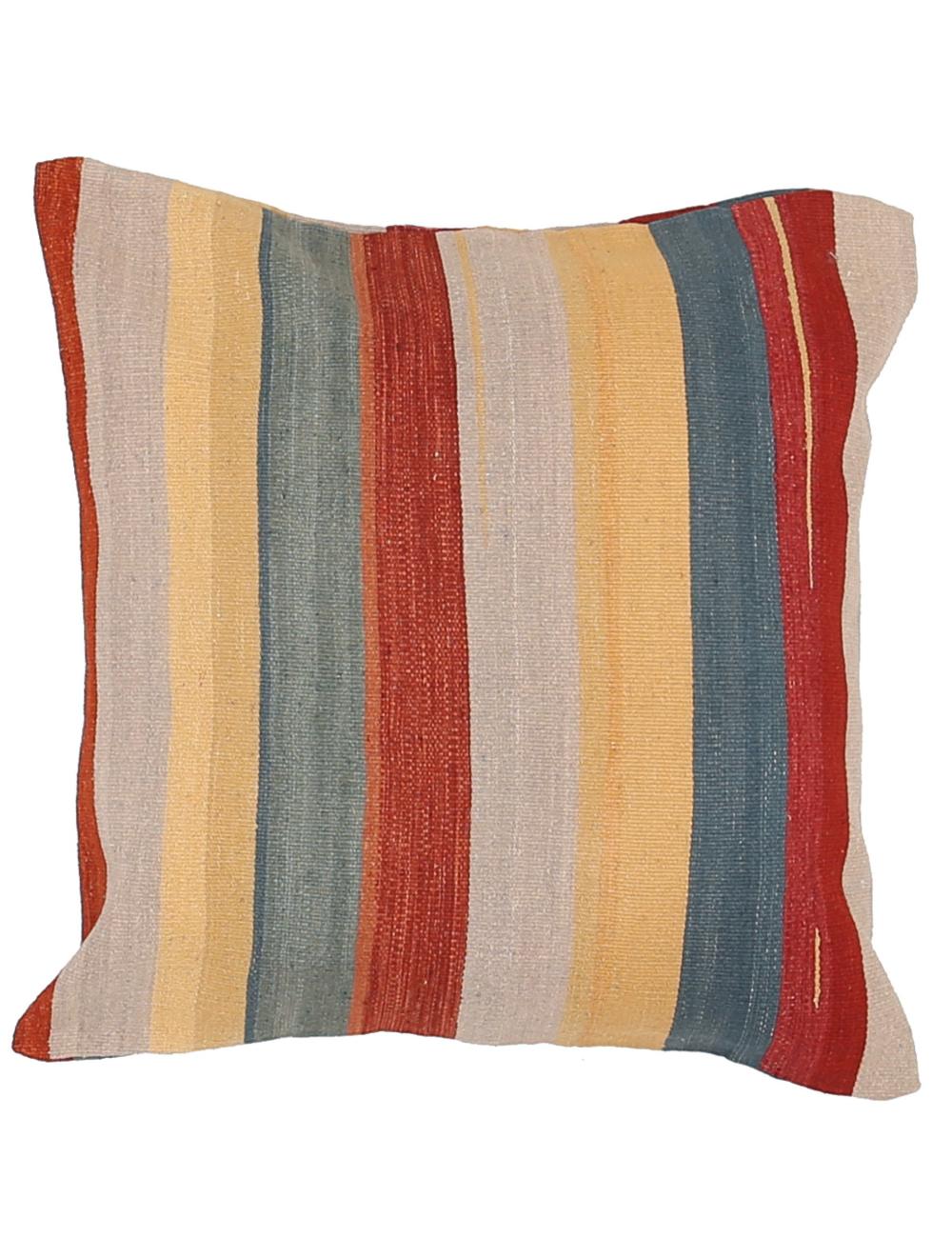 Afghan Oriental Pillow 2' 5" x 2' 5" Hand-Woven
