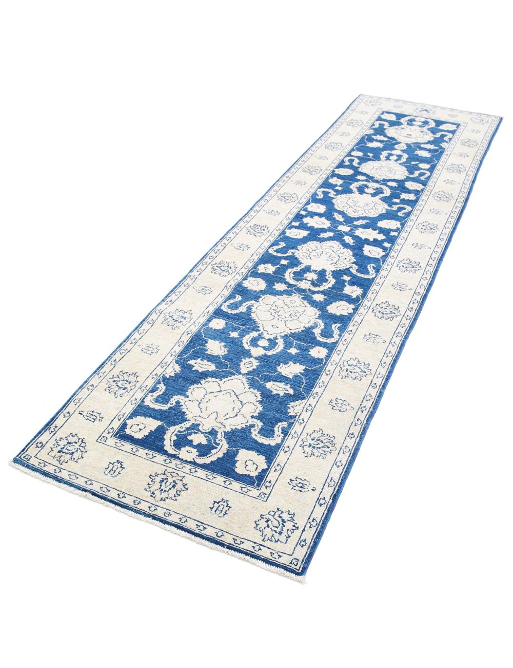 Afghan Sultanabad Runner Rug 2' 8" x 9' 9" Hand-Knotted | No. AT36235