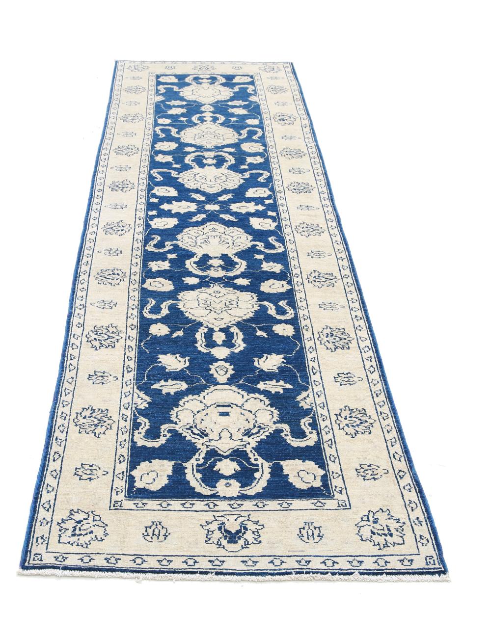 Afghan Sultanabad Runner Rug 2' 8" x 9' 9" Hand-Knotted | No. AT36235