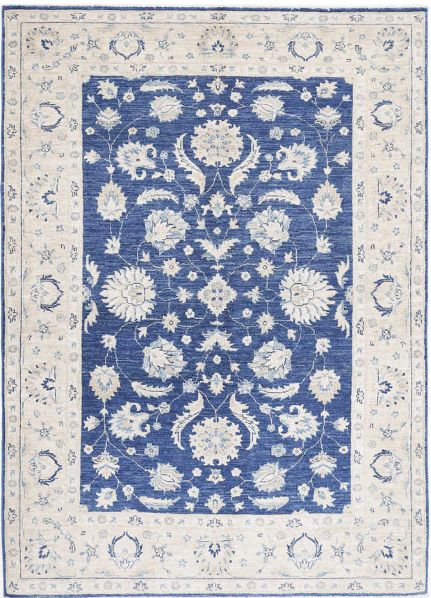 Hand Knotted Ziegler Sultanabad Wool Rug 4' 9" x 6' 7" - No. AT33095