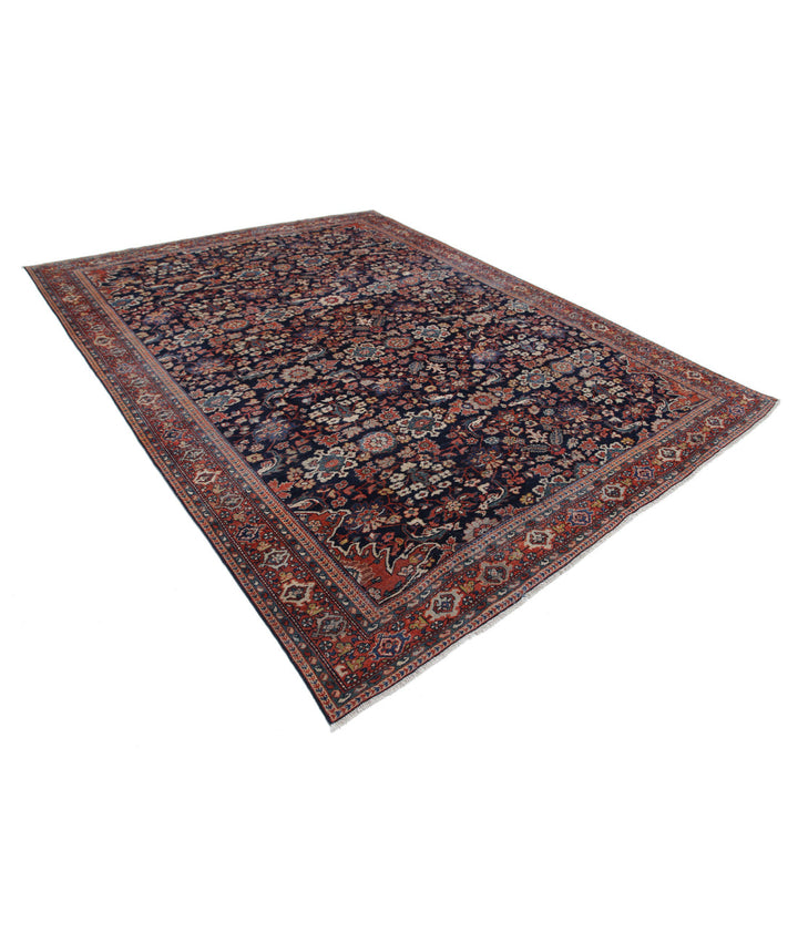 Hand Knotted Antique Oriental Mahal Wool Rug 8' 6" x 11' 6" - No. AT58685