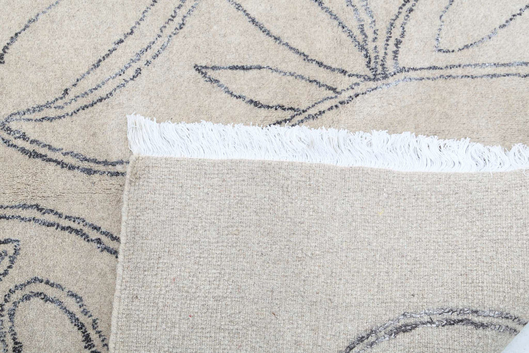 Afghan Oriental Rug 4' 7" x 6' 1" Hand-Knotted | No. AT48734