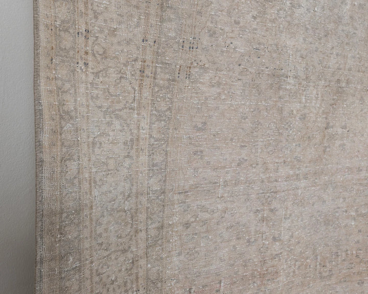 Beige Turkish Oushak Rug 8' x 11' Hand-Knotted | No. VR10020