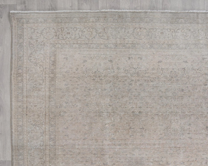 Beige Turkish Oushak Rug 8' x 11' Hand-Knotted | No. VR10020