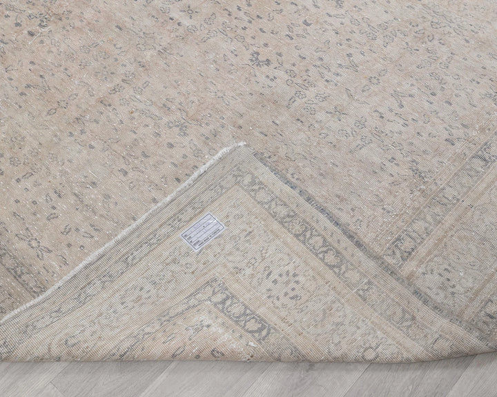 Beige Turkish Oushak Rug 8' x 11' Hand-Knotted | No. VR10020