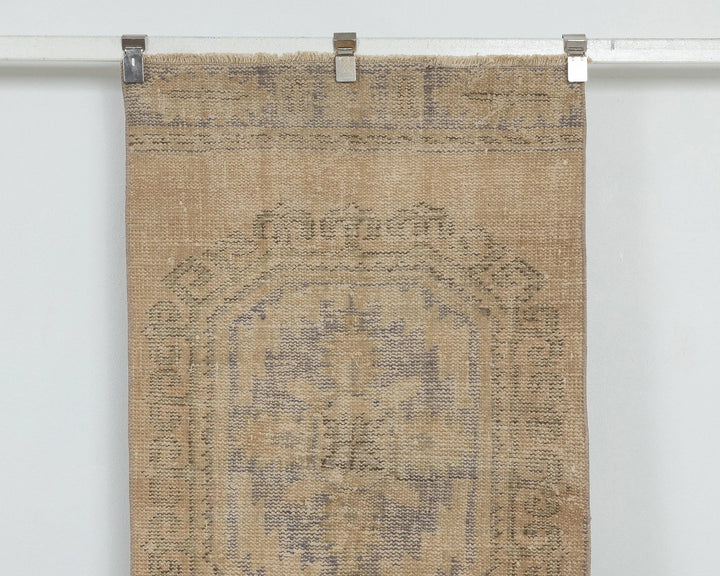 Multicolor Turkish Oushak Rug 2'6" x 10'2" Hand-Knotted view