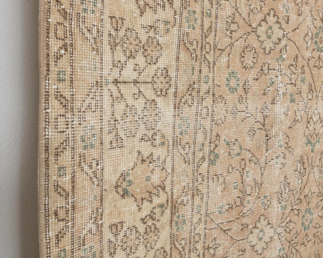 Multicolor Turkish Oushak Rug 7' 1" x 10' 2" Hand-Knotted | No. VR10203