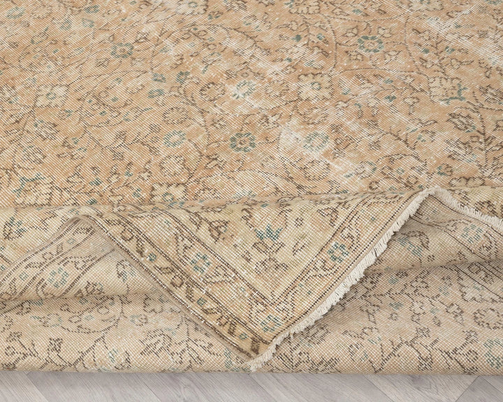 Multicolor Turkish Oushak Rug 7' 1" x 10' 2" Hand-Knotted | No. VR10203