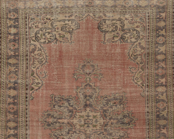 Multicolor Turkish Oushak Rug 6' 5" x 9' Hand-Knotted | No. VR10227