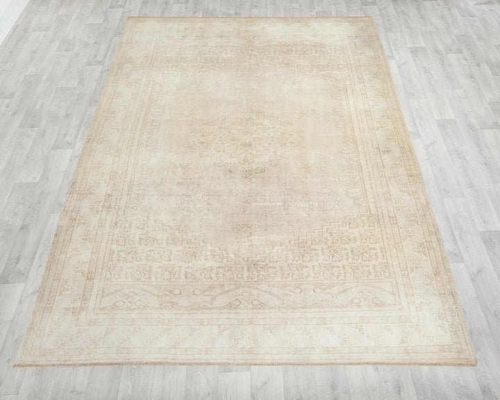 Multicolor Turkish Oushak Rug 5'11" x 9'9" Hand-Knotted | No. VR10234