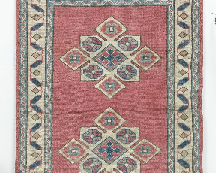 Multicolor Turkish Oushak Rug 2'11" x 4' Hand-Knotted | No. VR10272