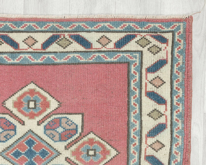 Multicolor Turkish Oushak Rug 2'11" x 4' Hand-Knotted | No. VR10272