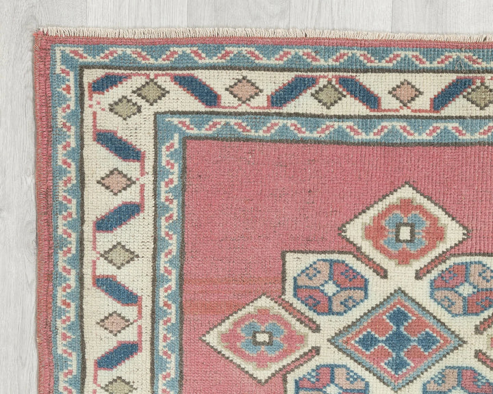 Multicolor Turkish Oushak Rug 2'11" x 4' Hand-Knotted | No. VR10272